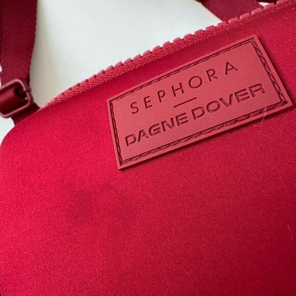 DAGNE DOVER x SEPHORA Limited Edition Mara Phone Sling Crossbody Bag Burgundy - Picture 3 of 8